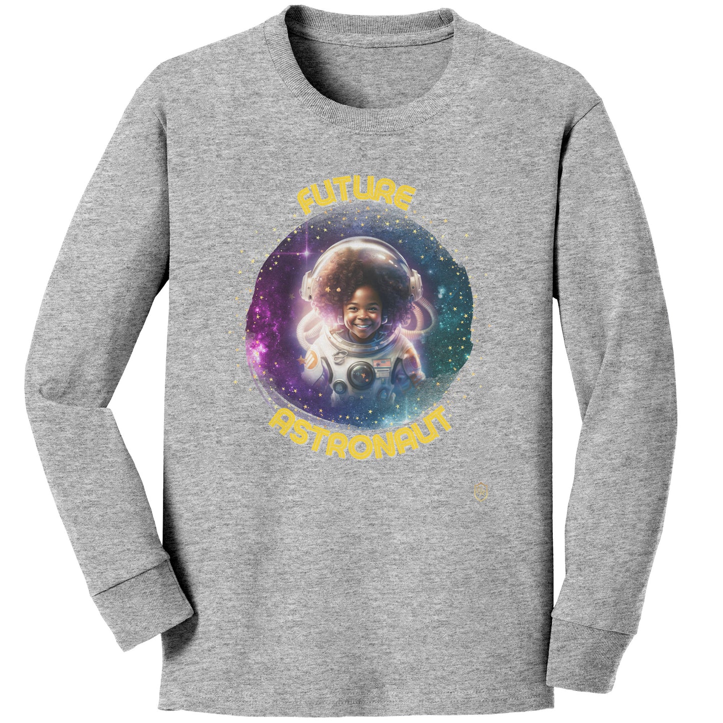 Girl's Galactic Explorer Long Sleeve T-shirt: The Official Astronaut Gear of the Future