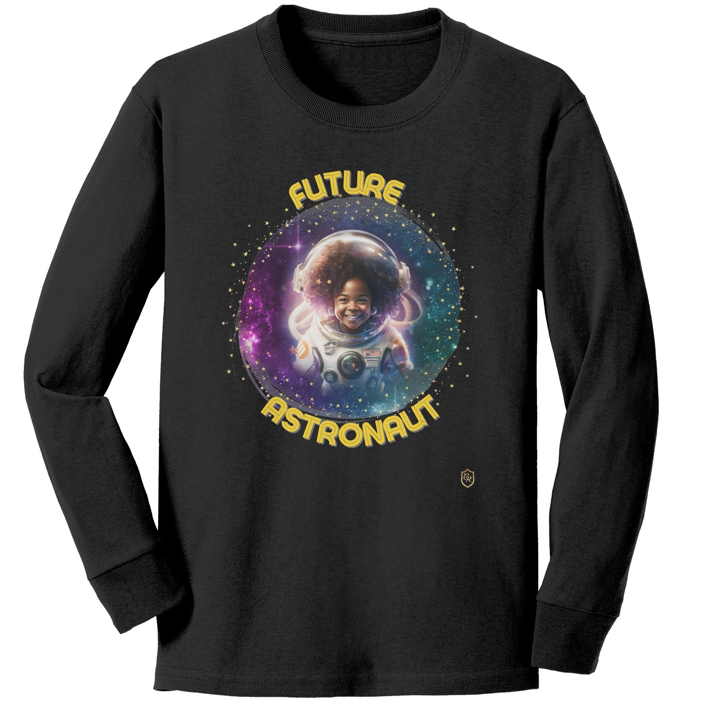 Girl's Galactic Explorer Long Sleeve T-shirt: The Official Astronaut Gear of the Future