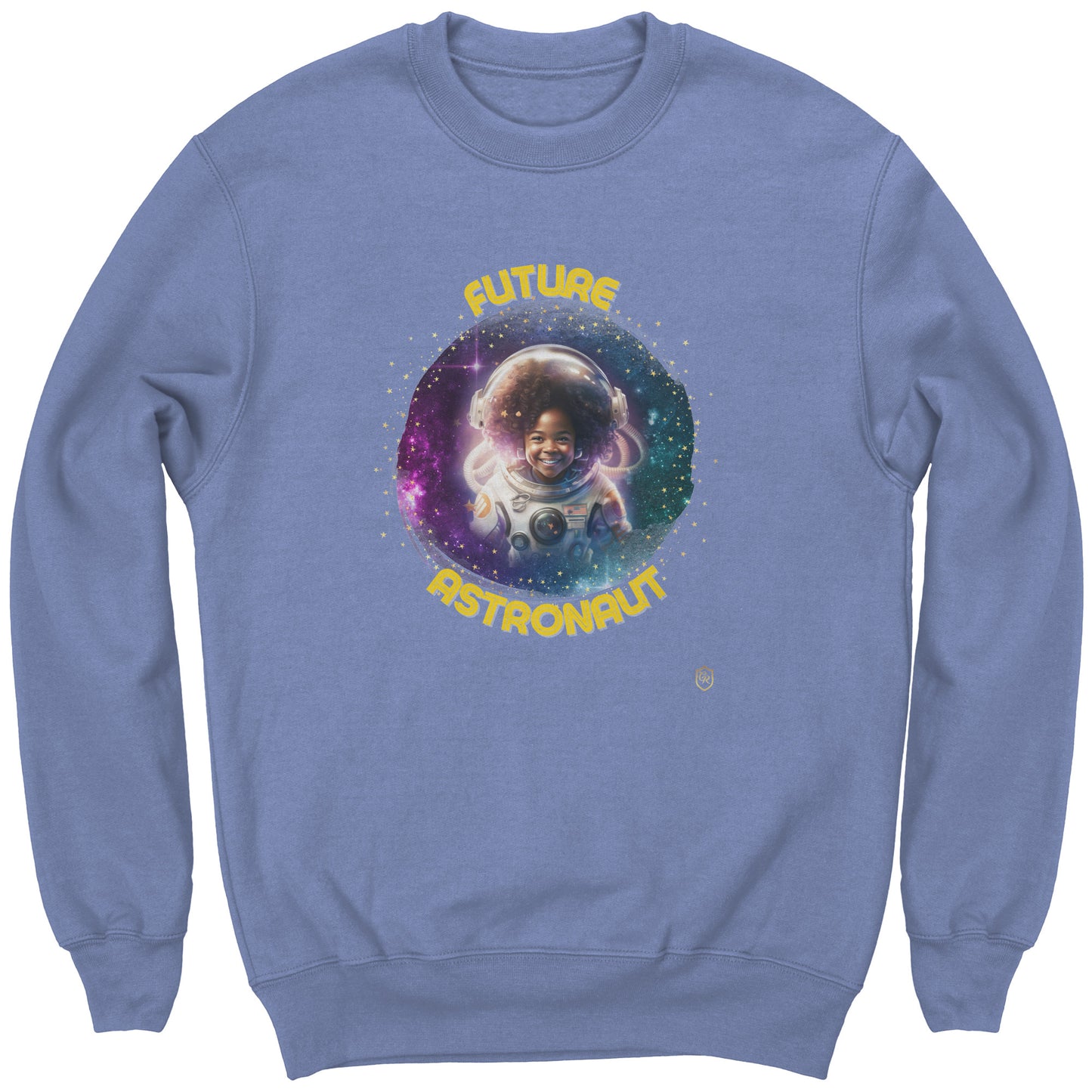 Young Girl's Galactic Explorer Sweatshirt: The Official Astronaut Gear of the Future