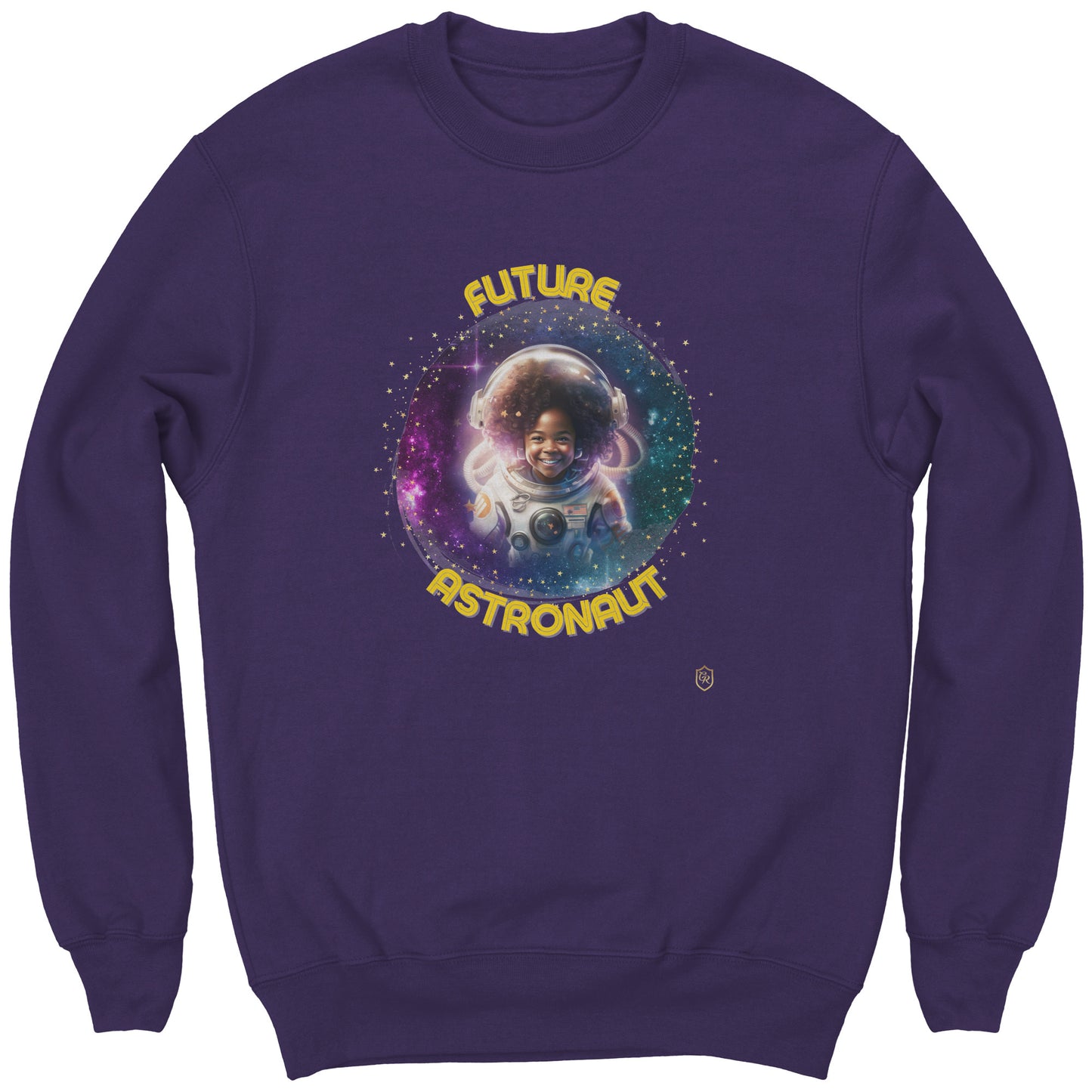 Young Girl's Galactic Explorer Sweatshirt: The Official Astronaut Gear of the Future