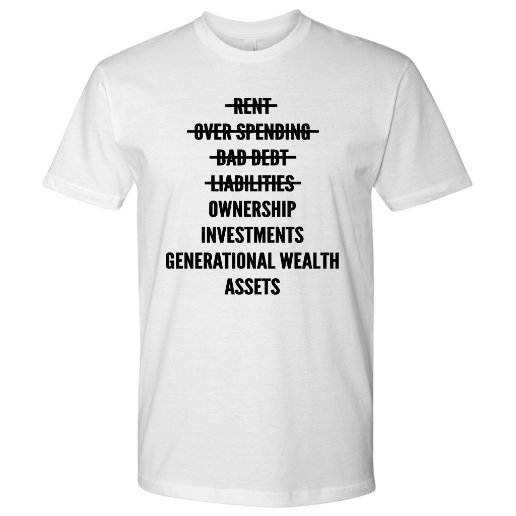 Assets Over Debts - Men's White