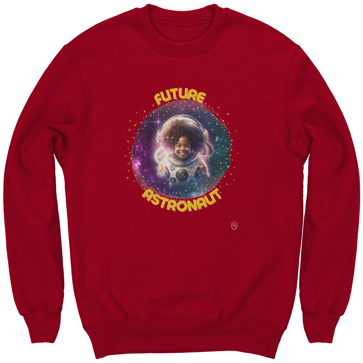 Young Girl's Galactic Explorer Sweatshirt: The Official Astronaut Gear of the Future