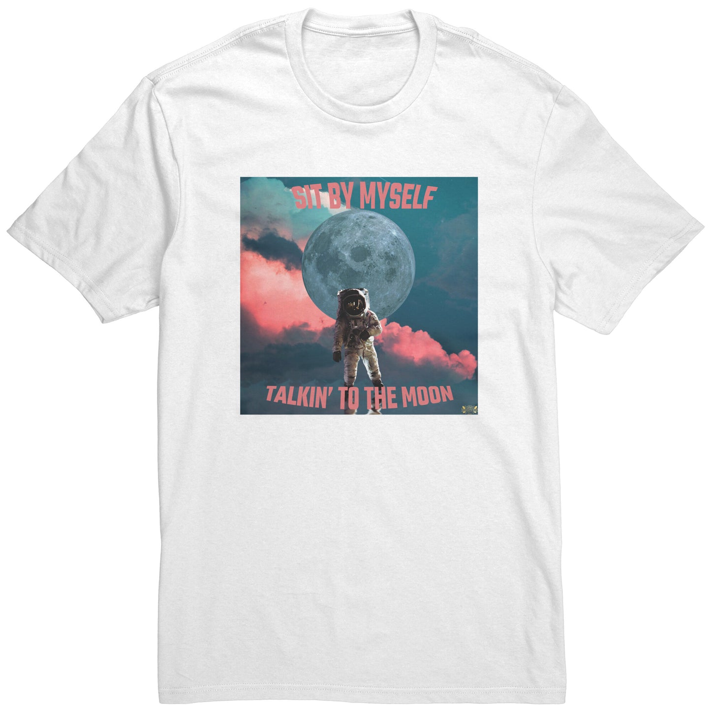 Sit By Myself Talkin' To The Moon Men's T-shirt